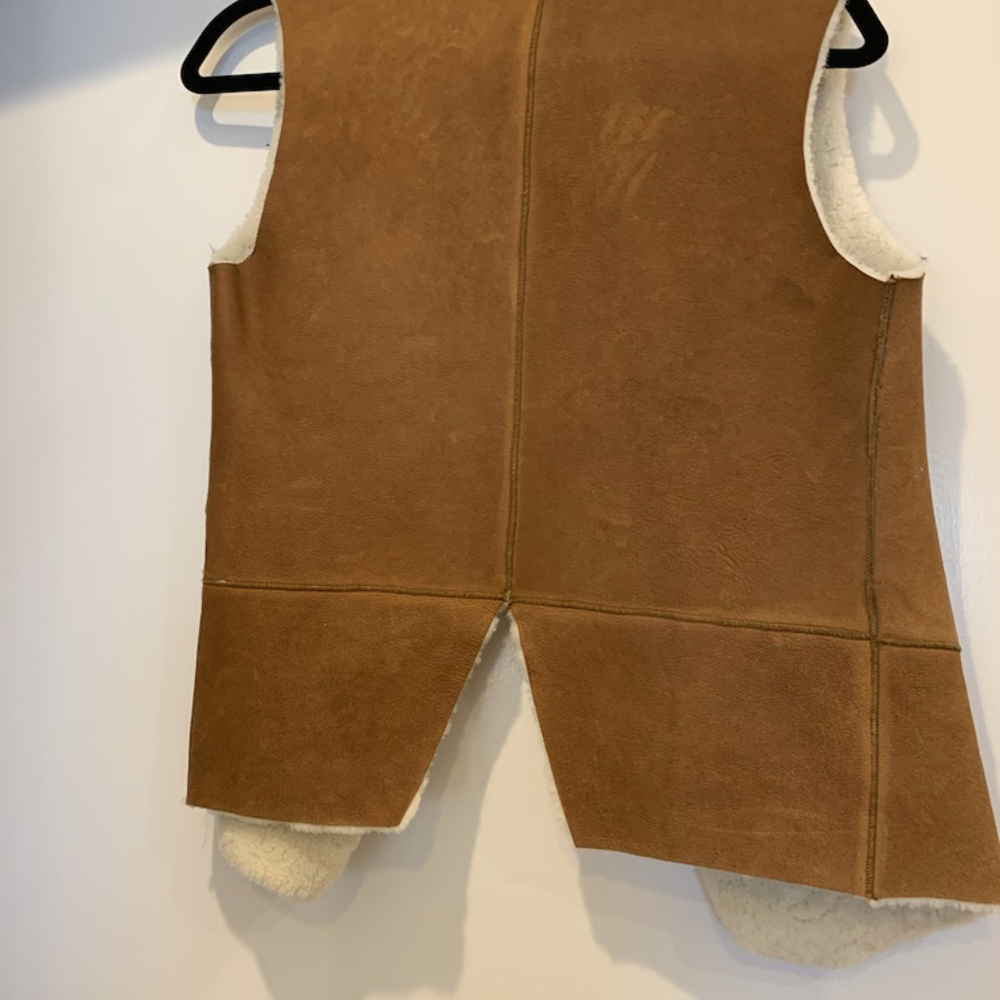 "MINT" Collection Vintage RARE Shearling Vest - Picture 6 of 6